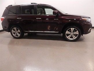 2011 dark red limited v6 awd leather heated seats sunroof one owner rear camera