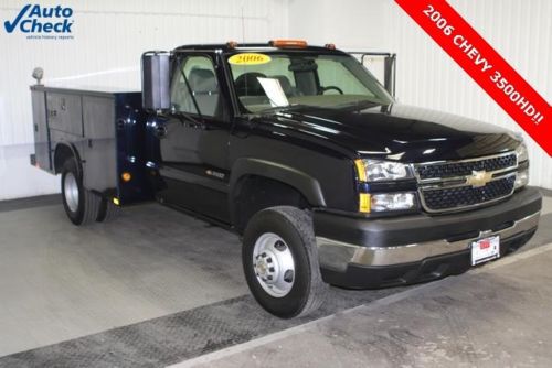 Used 2006 chevy c3500 utility body ready for work with low miles