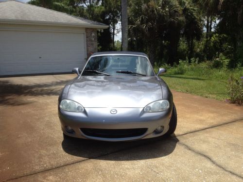 2003 miata mx-5 shinsen nardi touring gray/blue. florida car 79000 miles!!!