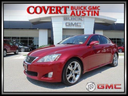 09 luxury sport sedan 4dr is250 is 250 v6 leather extra clean