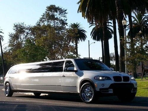 2007 white 180-inch bmw x5 stretch limousine for sale #1806