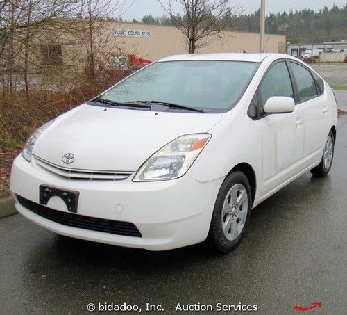 2005 toyota prius hybrid gas electric sedan 5 seat up to 60 mpg bidadoo