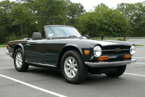 1969 tr6 roadster professionally restored brg many extra photos and video