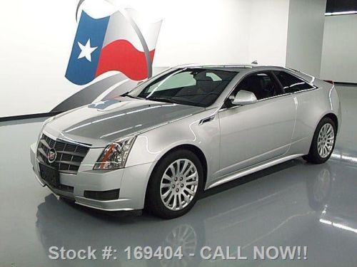 2011 cadillac cts 3.6 coupe leather alloy wheels 47k mi texas direct auto