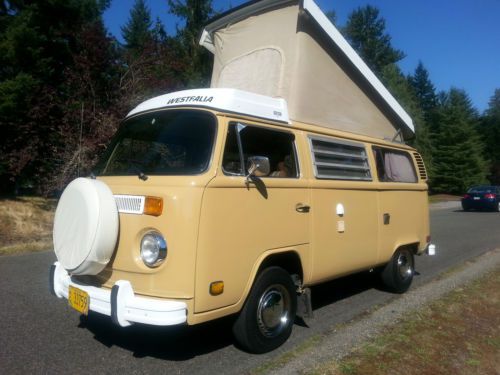 1979 westfalia campmobile deluxe pop-top 2.0 fuel injection buy it now $22,000!!