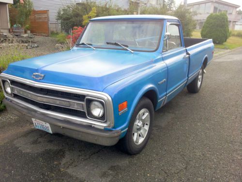 1969 chevy pickup truck c-10, rebuilt 350 w/ performace parts, long bed, 17&#039;s