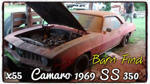 Barn find 1969 x55 ss 350 camaro