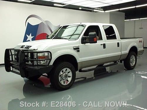 2008 ford f250 crew 4x4 offroad 5.4l side steps tow 24k texas direct auto