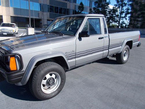 1991 jeep comanche pioneer metric ton dana44 4.0l 4wd a/t 013,342 miles ca car