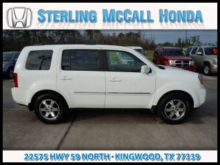 2010 honda pilot 4wd touring w/res &amp; navi (certified) leather,sunroof,8 pass