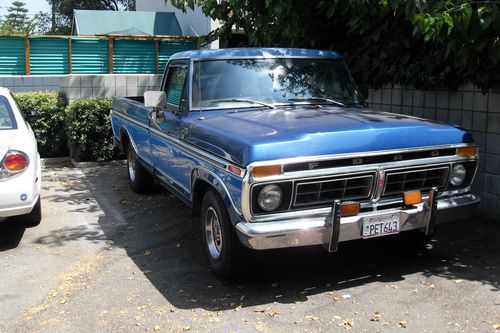 This is a 1977 ford f-100 ranger.  351 windsorv-8 (2 barrell due to ca smog law)