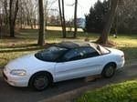 Chrysler sebring convertible lx, white, great condition, 2-door, 68,081 miles