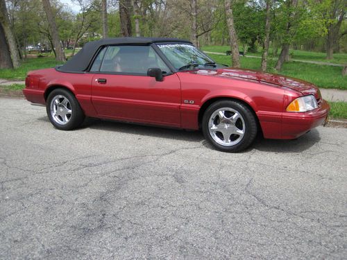 1991 ford mustang 5.0 lx convertible absolutely gorgeous!