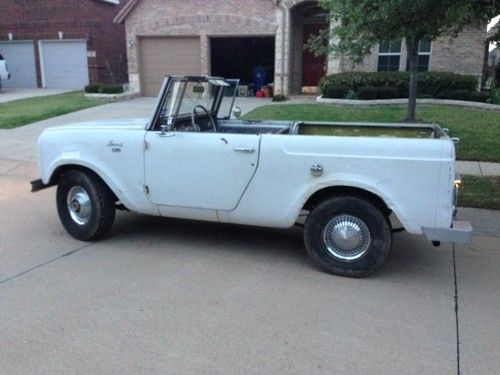 Texas scout, mechanically solid, less than 60k original miles