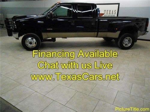 05 f350 lariat fx4 4wd lifted dually leather new tires we finance!!
