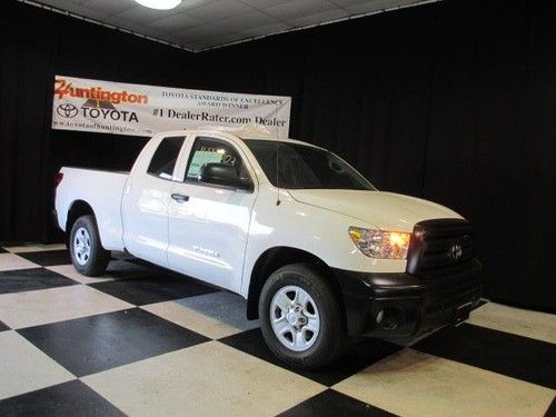Tundra double cab 4x2 v8 4.6l work truck convenience package leather