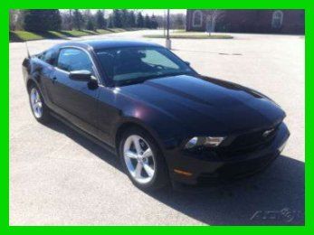 2012 ford mustang 3.7l v6 coupe lava red cd satellite navigation heated leather