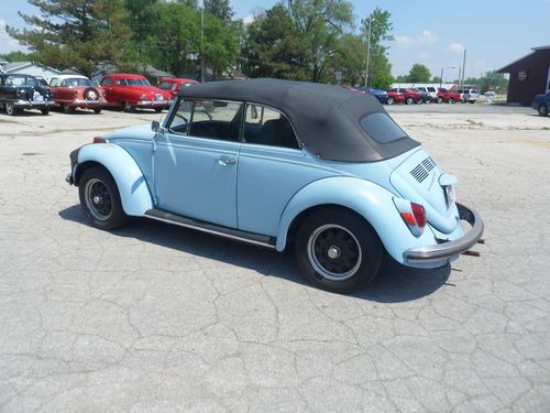 1972 volkswagon beetle convertible
