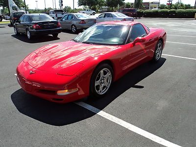 1998 corvette automatic! red top only, no glass! mint condition!