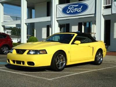 Supercharged cobra terminator 6 speed low mileage clean convertible  we finance!