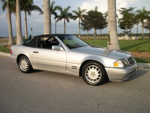 1996 mercedes sl500 roadster convertible with soft and hard tops, 2 door, clean!