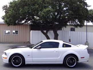 2008 white gt 4.6l v8 2wd saleen supercharged american muscle wheels leather