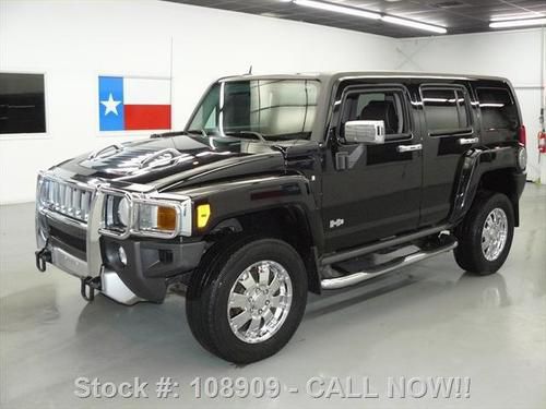 2009 hummer h3 lux 4x4 auto htd leather sunroof 54k mi texas direct auto