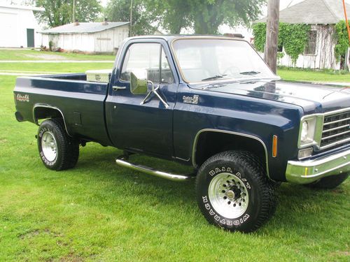 1976 chevy k-20, 3/4 ton 4x4, rust free, 350 w/ turbo 350 tran.