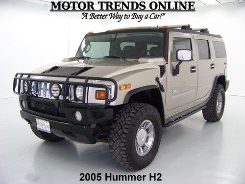 4x4 luxury pkg sunroof leather htd seats 3rd seat bose sound 2005 hummer h2 81k