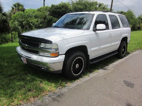 Chevy tahoe lt 4dr leather 3rd-row seats fully loaded tv/dvd climate control etc