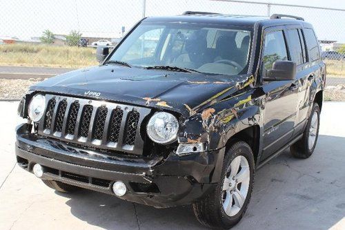2012 jeep patriot 4wd damaged rebuilder runs! only 12k miles priced to sell l@@k