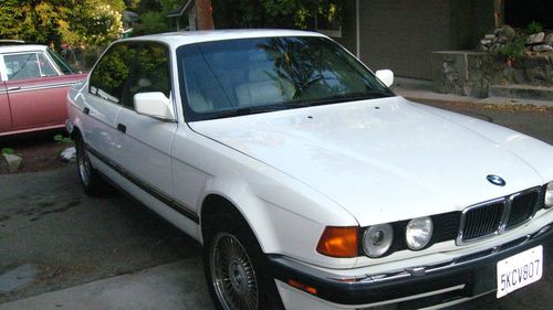 1994 bmw 750il running project car 4-door 5.0l 12 cylinder fully loaded