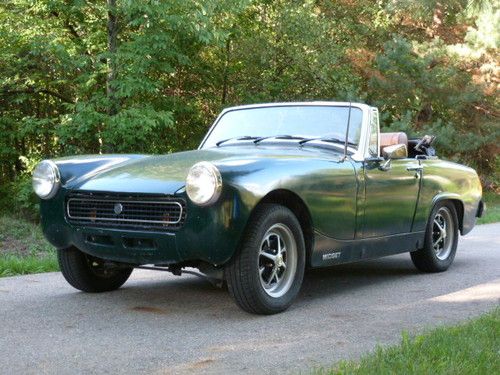 1979 mg midget green 4 speed convertible