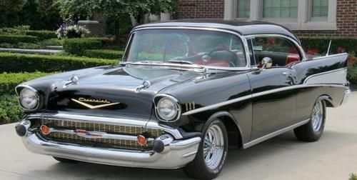 1957 chevy bel air 2 dr htp frame off restored wow