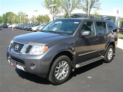2012 pathfinder le 4x4, navigation, bose, sunroof, tow package, 7915 miles