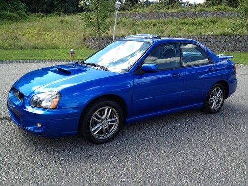 No reserve! one-owner blue 2005 subaru impreza wrx 5-speed ~ new t-belt &amp; clutch
