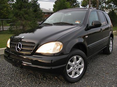 Ml430 low miles navigation warranty outstanding cond black leather heated seats