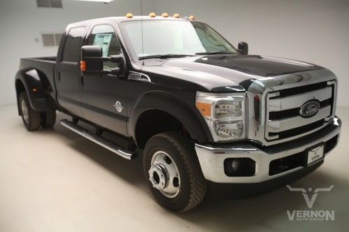 2014 drw lariat crew 4x4 fx4 navigation sunroof leather heated v8 diesel
