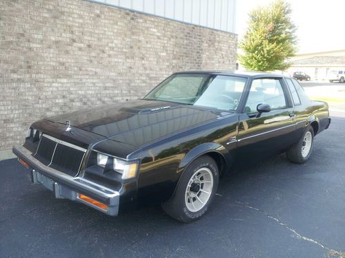 1986 buick regal ttype - rare model 1 of 2,384 made in 1986