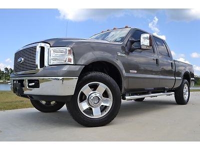 2006 ford f-250 crew cab lariat fx4 diesel sunroof 20" wheels