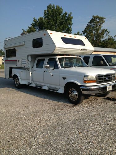 Truck &amp; camper combo!!! 1994 ford f-350 diesel &amp; 1996 lance squire 5000