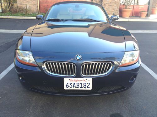 2004 bmw z4 convertible 3.0i auto, low miles roadster,clean carfax