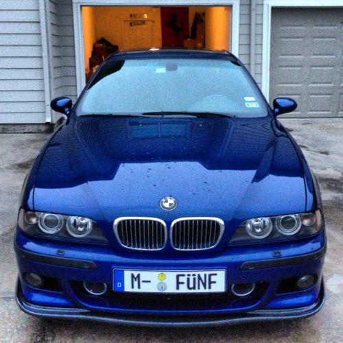 2001 bmw m5 s62 lemans blue . clear title 132k highway miles exhaust blutooth xm