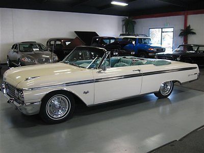 1962 ford galaxie 500xl suliner convertible 390 v8 auto ac pwr brakes/steering