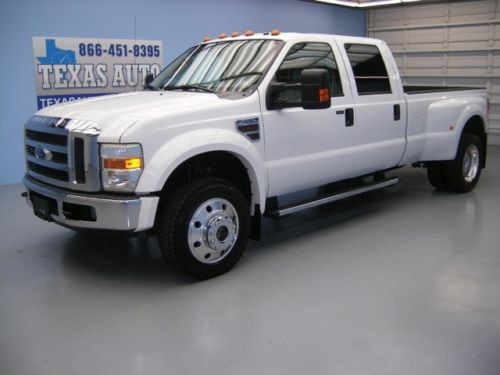 We finance!!!  2008 ford f-450 lariat 4x4 diesel dually l.ong bed tv texas auto