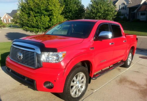 2010 toyota tundra limited extended crewmax cab pickup 4-door 5.7l - warranty