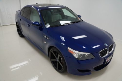 Call for finance blue 06 bmw m5 5.0l v-10 500hp smg trans. clean carfax