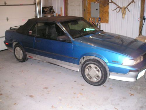 1989 chevrolet z24 cavalier convertible