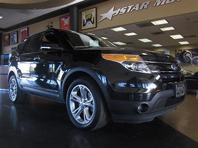 13 ford explorer limited 4x4 black leather