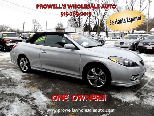 2007 toyota solara convertible sport package one owner car with only 53k miles
